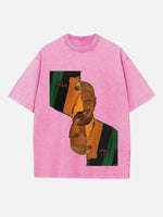 J Balvin Print Round Neck T-shirt