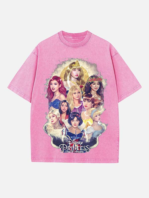 TWICE Print Round Neck T-shirt