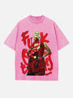 Doja Cat Print Round Neck T-shirt