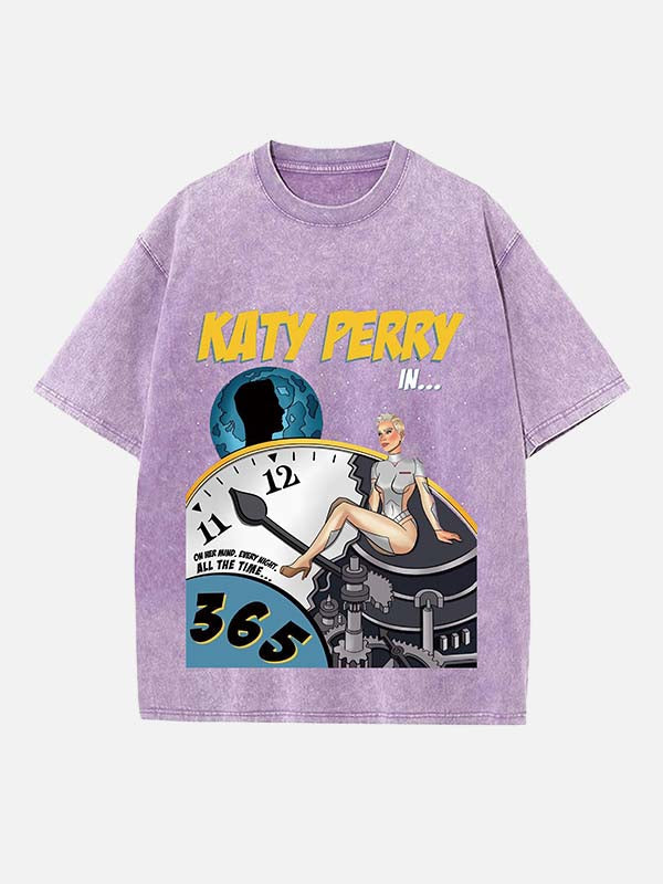 Katy Perry Print Round Neck T-shirt