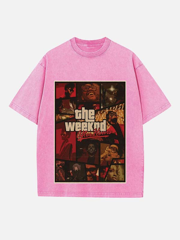 The Weeknd Print Round Neck T-shirt