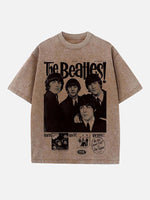 The Beatles Print Round Neck T-shirt
