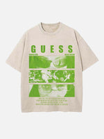 Charli xcx Print Round Neck T-shirt