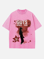 Olivia Rodrigo Print Round Neck T-shirt