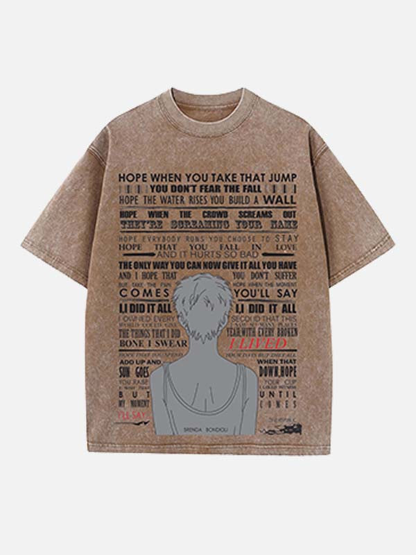 OneRepublic Print Round Neck T-shirt