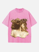 Taylor Swift Print Round Neck T-shirt
