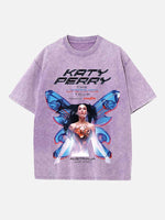 Katy Perry Print Round Neck T-shirt