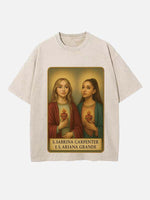 Sabrina Carpenter Print Round Neck T-shirt