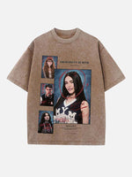 Madison Beer Print Round Neck T-shirt