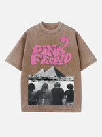 Pink Floyd Print Round Neck T-shirt