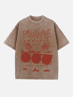 Paramore Print Round Neck T-shirt