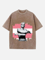 P!nk Print Round Neck T-shirt