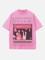 Evanescence Print Round Neck T-shirt