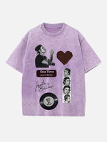 Justin Bieber Print Round Neck T-shirt