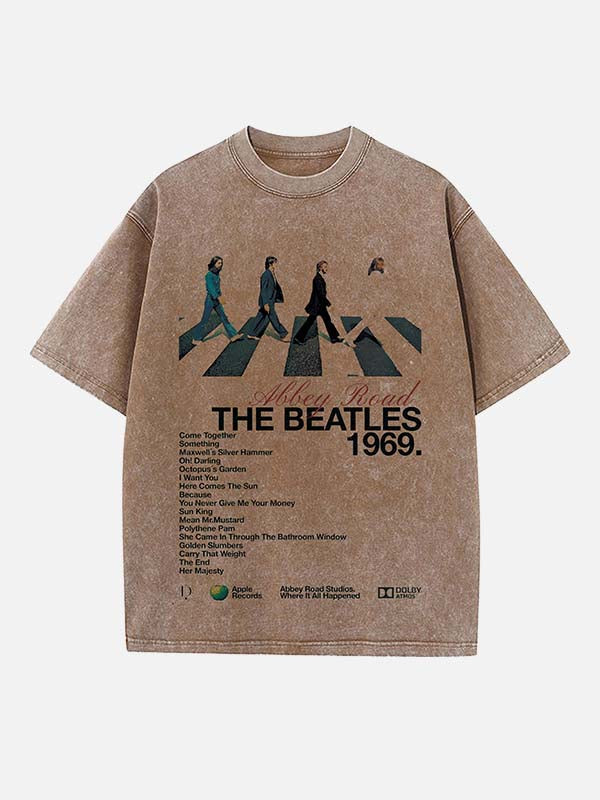 The Beatles Print Round Neck T-shirt