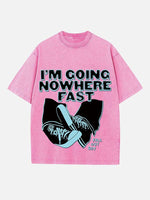 Fall Out Boy Print Round Neck T-shirt