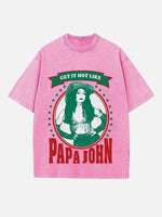 Chappell Roan Print Round Neck T-shirt