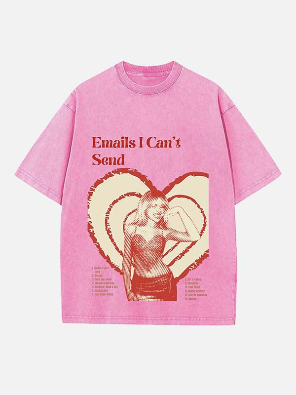 Sabrina Carpenter Print Round Neck T-shirt