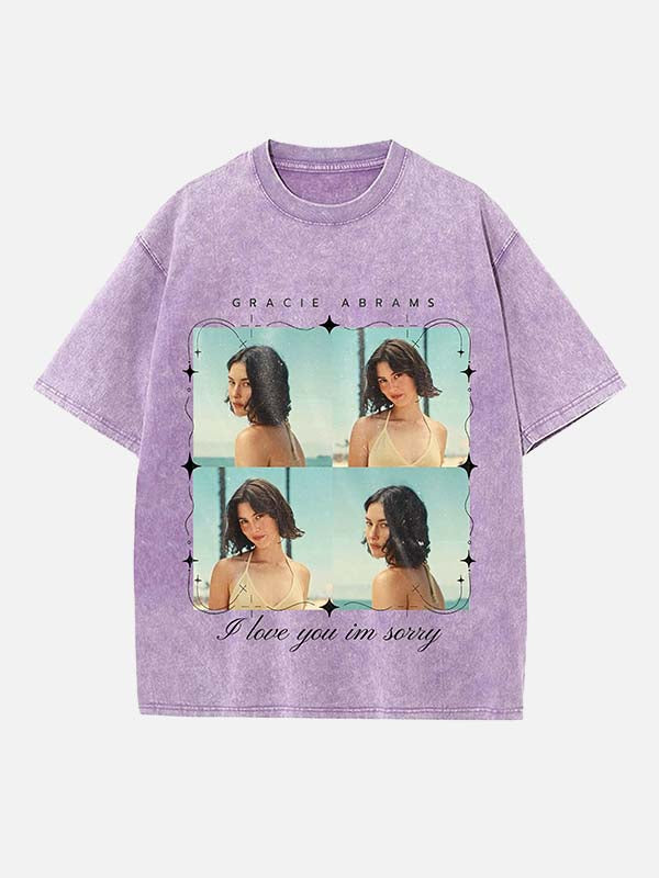 Gracie Abrams Print Round Neck T-shirt