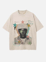 Tyler, The Creator Print Round Neck T-shirt