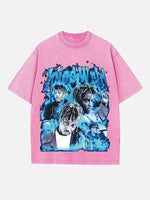 Juice WRLD Print Round Neck T-shirt