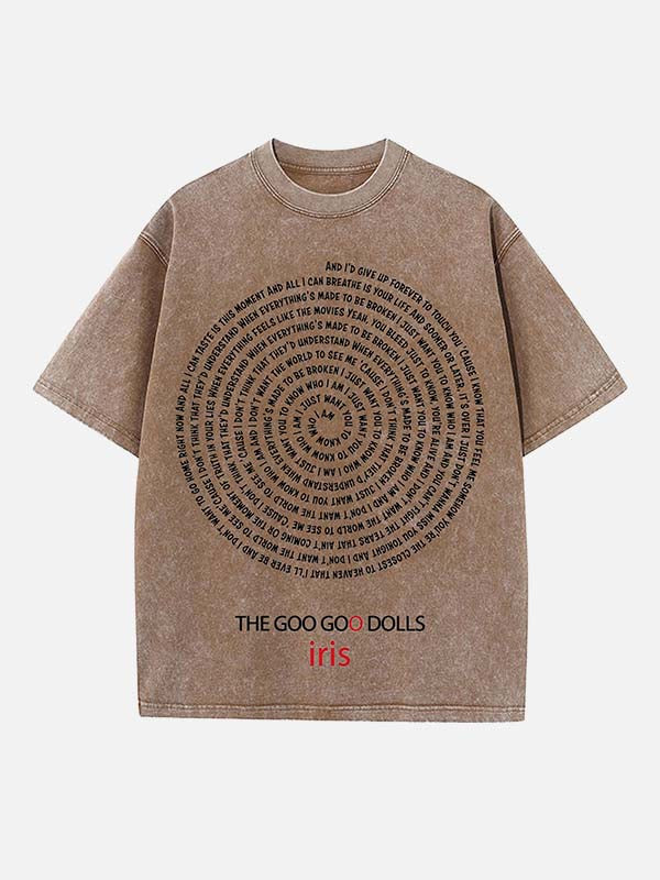 The Goo Goo Dolls Print Round Neck T-shirt