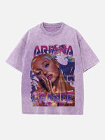 Ariana Grande Print Round Neck T-shirt