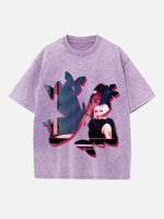 Nicki Minaj Print Round Neck T-shirt