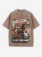 Tate McRae Print Round Neck T-shirt