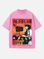 Eagles Print Round Neck T-shirt