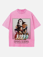 Dua Lipa Print Round Neck T-shirt