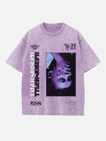 Twenty One Pilots Print Round Neck T-shirt