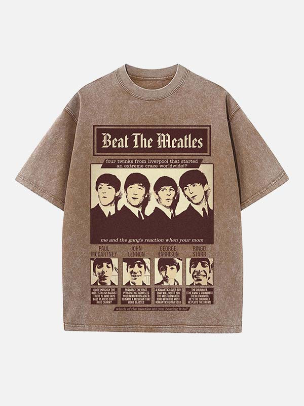 The Beatles Print Round Neck T-shirt