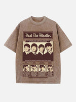 The Beatles Print Round Neck T-shirt