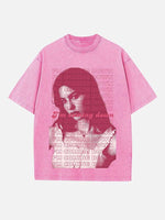 Gracie Abrams Print Round Neck T-shirt