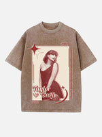 Taylor Swift Print Round Neck T-shirt