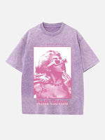 Kali Uchis Print Round Neck T-shirt