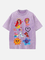 Karol G Print Round Neck T-shirt