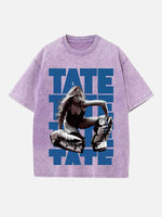 Tate McRae Print Round Neck T-shirt
