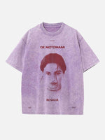 Rosalía Print Round Neck T-shirt