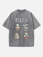 KISS Print Round Neck T-shirt