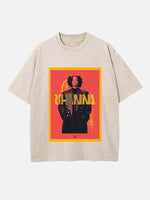 Rihanna Print Round Neck T-shirt