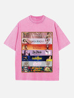 Kali Uchis Print Round Neck T-shirt