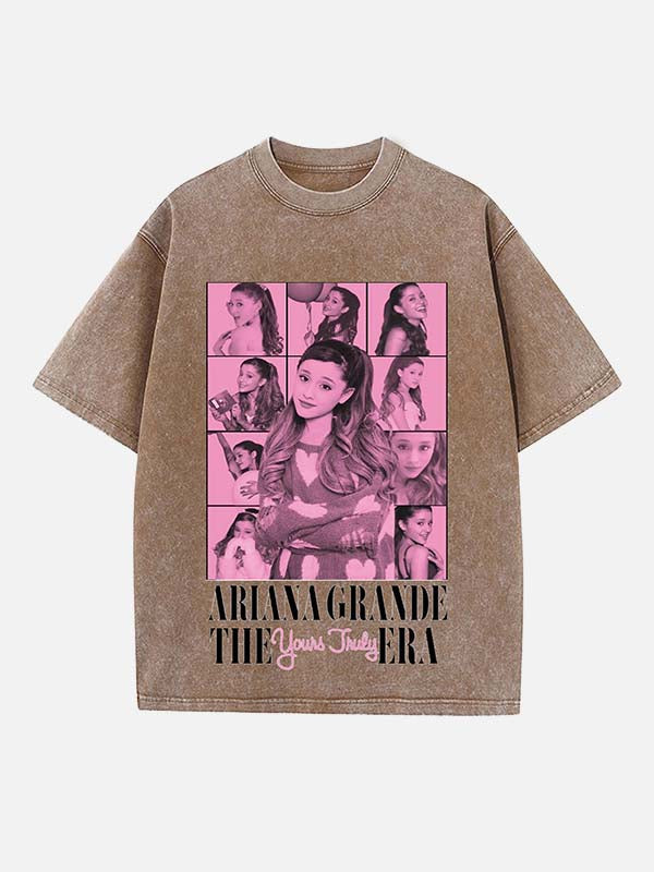 Ariana Grande Print Round Neck T-shirt