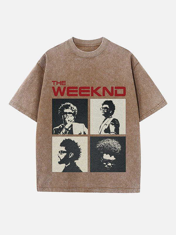 The Weeknd Print Round Neck T-shirt