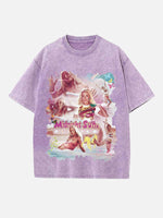 Zara Larsson Print Round Neck T-shirt