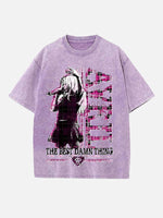 Avril Lavigne Print Round Neck T-shirt