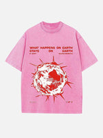 Kendrick Lamar Print Round Neck T-shirt