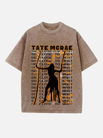 Tate McRae Print Round Neck T-shirt