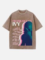 Frank Ocean Print Round Neck T-shirt